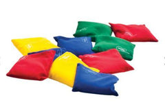 This is an image of coloured mini bean bags