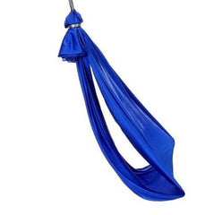 This is an image of  a  Blue Lycra Therapy Snuggle Sack Kids Swing For Autism