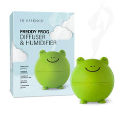 this is an image of a diffuser and humidifer green smiling frog