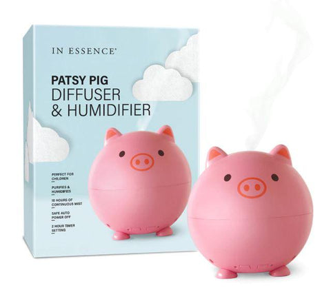 this is an image of a diffuser and humidifer pink pig