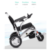 Electric Wheelchairs - Power Wheelchair Light-weight Electric Heavy-Duty Compact Folding Mobility GED09