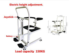 Handling & Transfers - Powered Transfer Chair With Electrical Height Adjustment