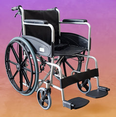 Liteweight Standared Steel Wheelchair (50cm Seat) Mag Wheel