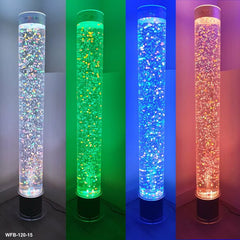 This is an image of Sensory LED Bubble Tubes showing four colours when lit up